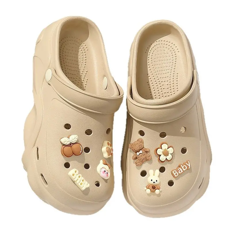 Beach Clogs for Women, New Summer Eva Thick-Soled Half-Pack Internet Celebrity Beach Sandals for Women, Wholesale - Image 28