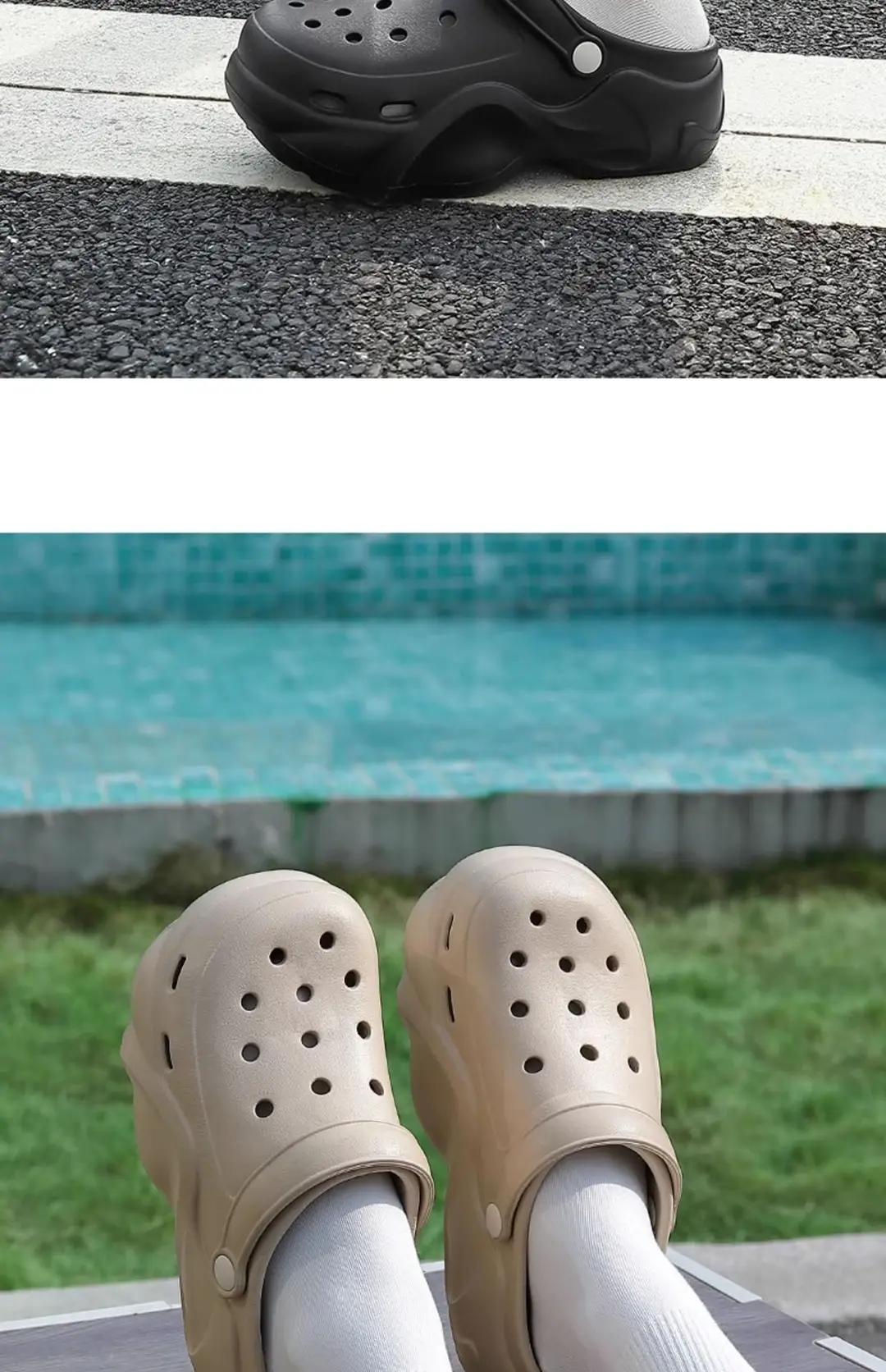 Beach Clogs for Women, New Summer Eva Thick-Soled Half-Pack Internet Celebrity Beach Sandals for Women, Wholesale — feature 8