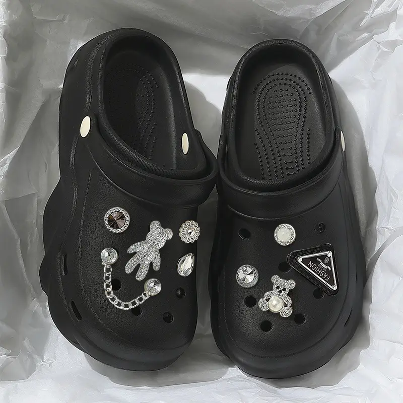 Beach Clogs for Women, New Summer Eva Thick-Soled Half-Pack Internet Celebrity Beach Sandals for Women, Wholesale - Image 13