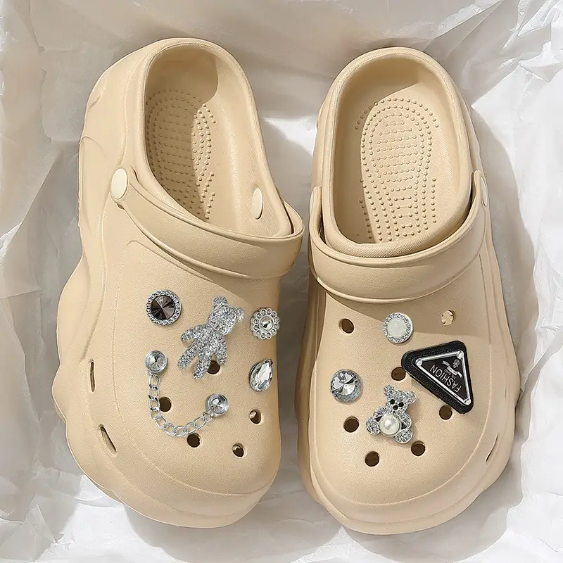 Beach Clogs for Women, New Summer Eva Thick-Soled Half-Pack Internet Celebrity Beach Sandals for Women, Wholesale - Image 14