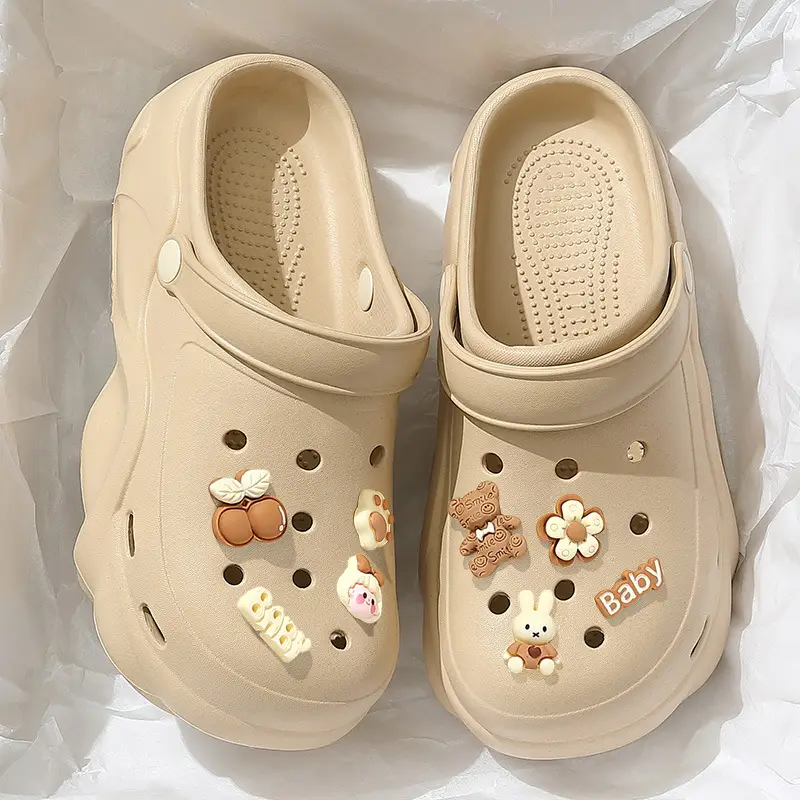 Beach Clogs for Women, New Summer Eva Thick-Soled Half-Pack Internet Celebrity Beach Sandals for Women, Wholesale - Image 2