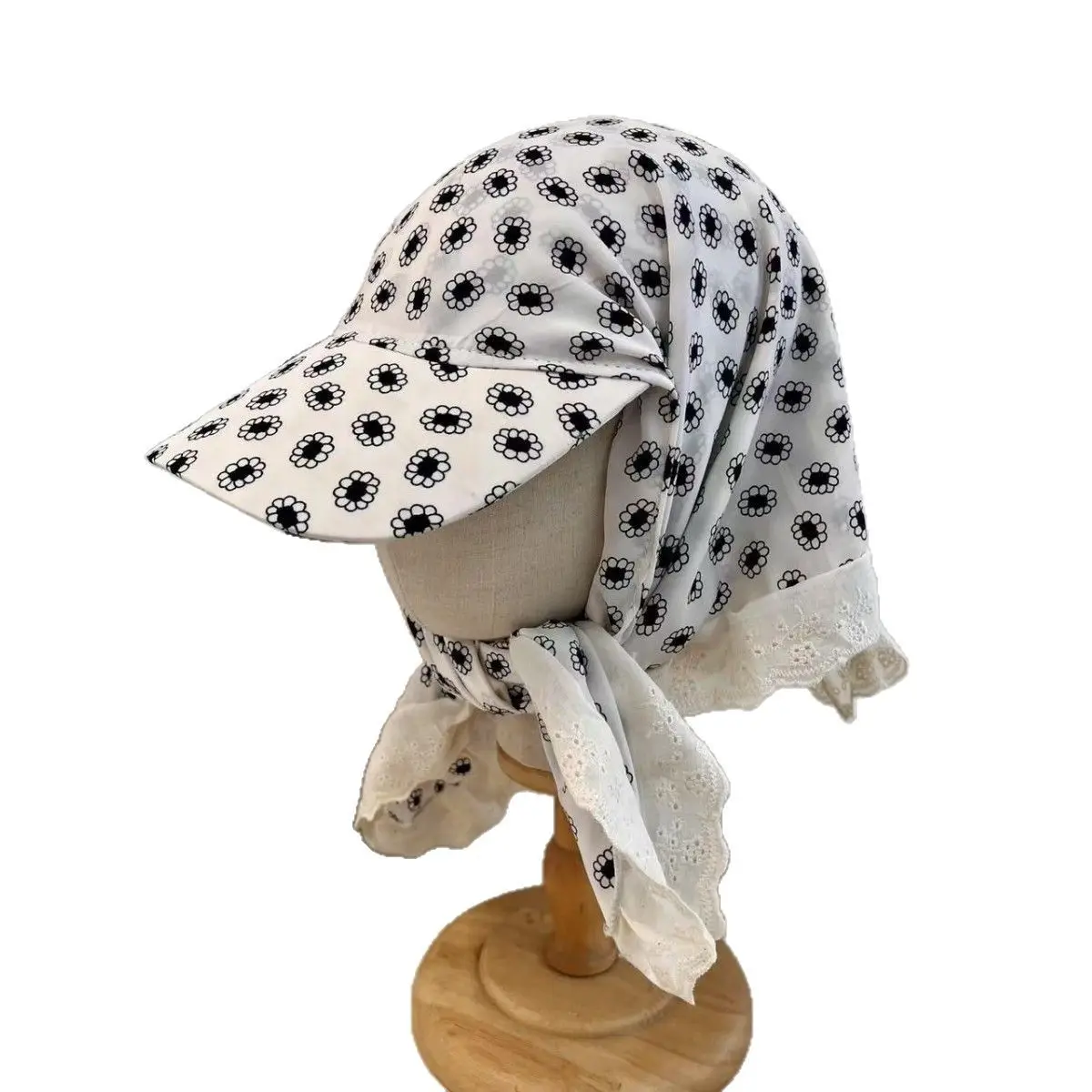Japanese-style Korean-style Fashion All-match Plaid Fresh Tapes Cap Women's Summer Sunscreen and Sunshade All-match Photograph Cap - Image 37