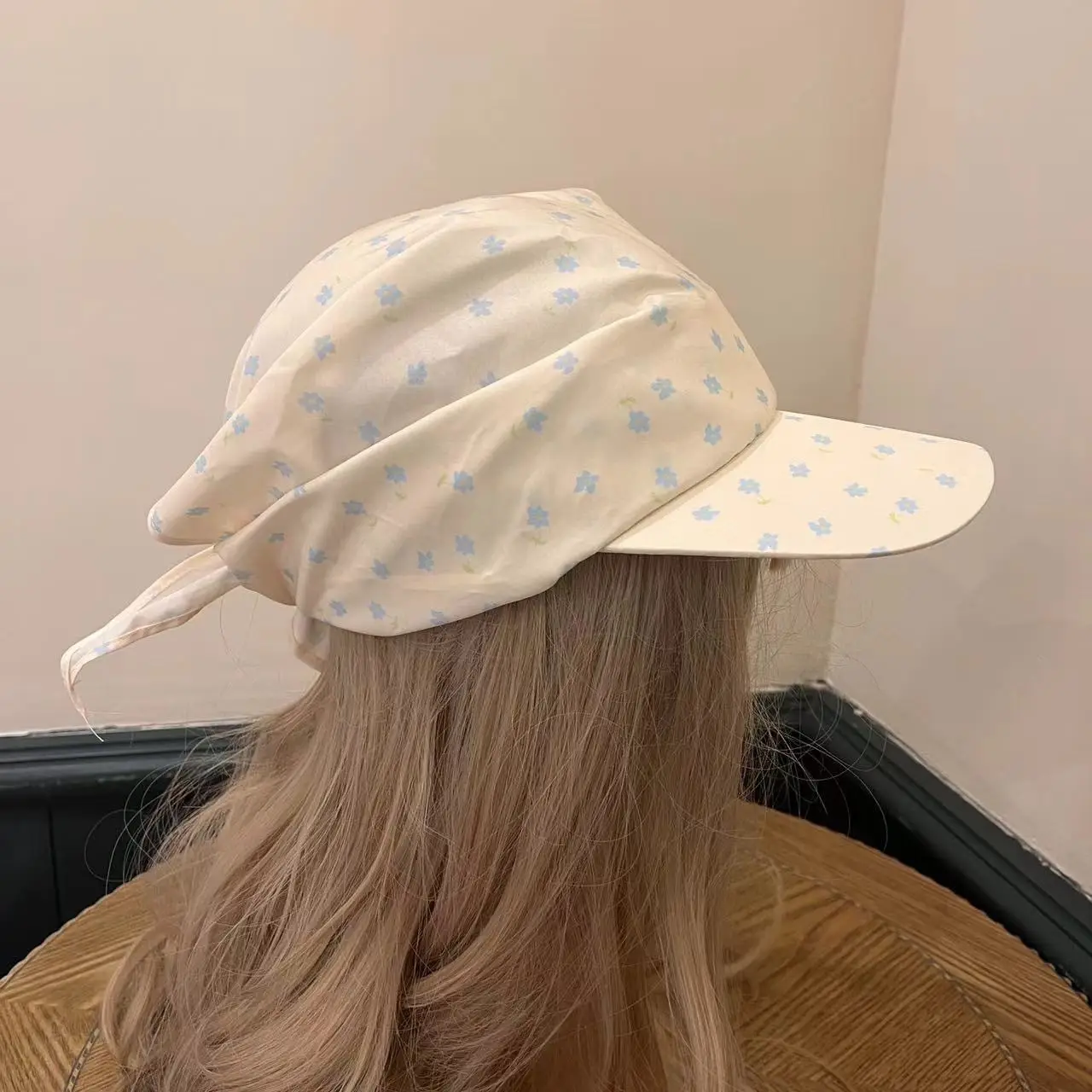 Japanese-style Korean-style Fashion All-match Plaid Fresh Tapes Cap Women's Summer Sunscreen and Sunshade All-match Photograph Cap - Image 30