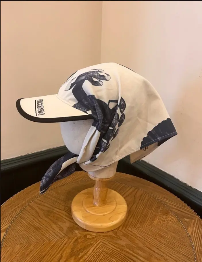 Japanese-style Korean-style Fashion All-match Plaid Fresh Tapes Cap Women's Summer Sunscreen and Sunshade All-match Photograph Cap - Image 34