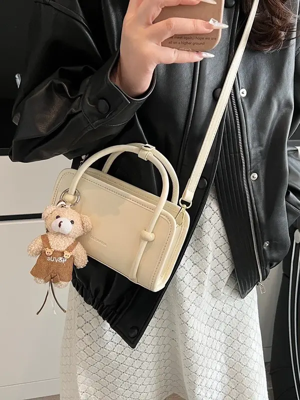 Pink Teddy Bear Shoulder Bag for Women 2025 - Image 10