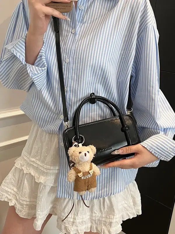 Pink Teddy Bear Shoulder Bag for Women 2025 - Image 11