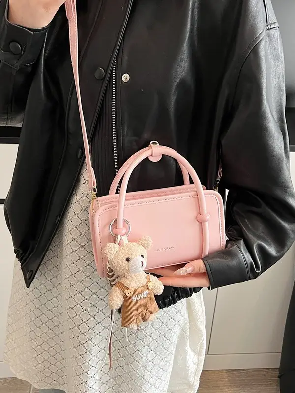 Pink Teddy Bear Shoulder Bag for Women 2025 - Image 12