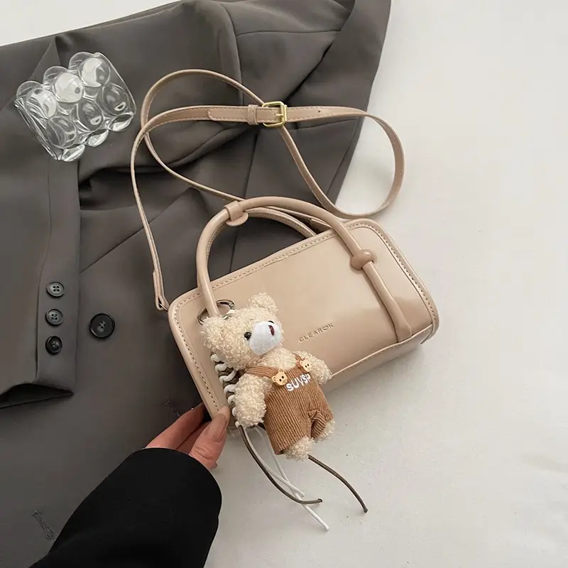 Pink Teddy Bear Shoulder Bag for Women 2025 - Image 2