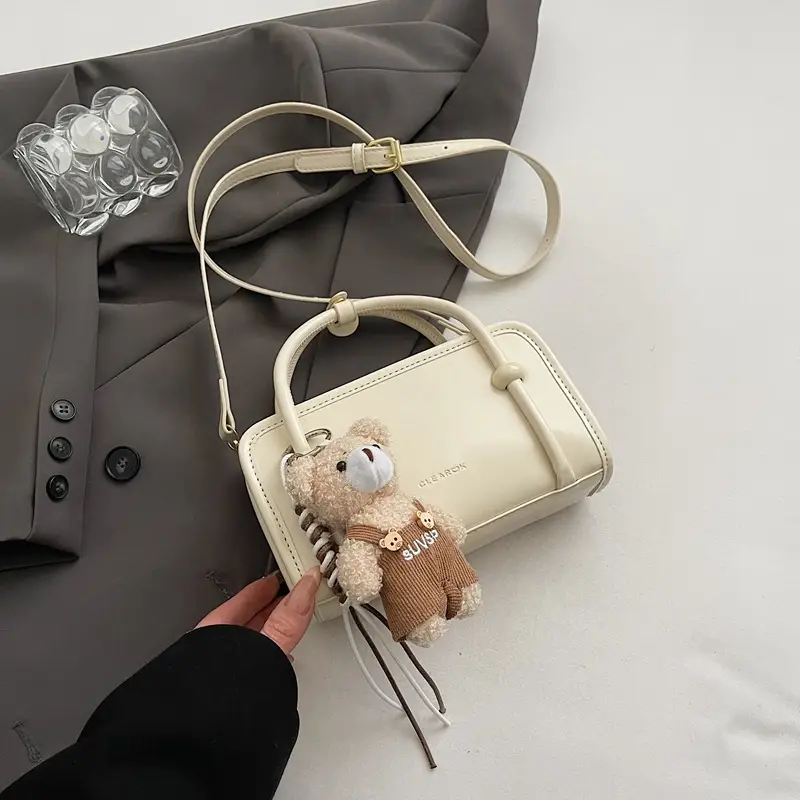 Pink Teddy Bear Shoulder Bag for Women 2025 - Image 4