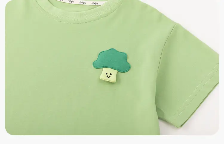 Dudui Kids T-shirt 7A Antibacterial Summer Wear — feature 19
