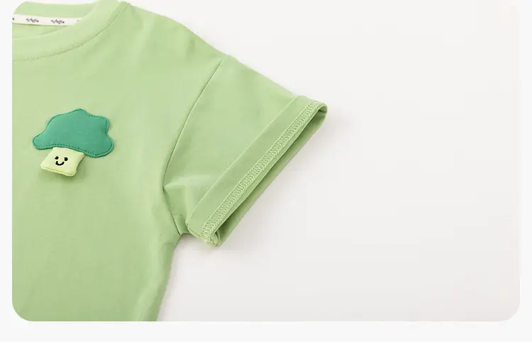 Dudui Kids T-shirt 7A Antibacterial Summer Wear — feature 20
