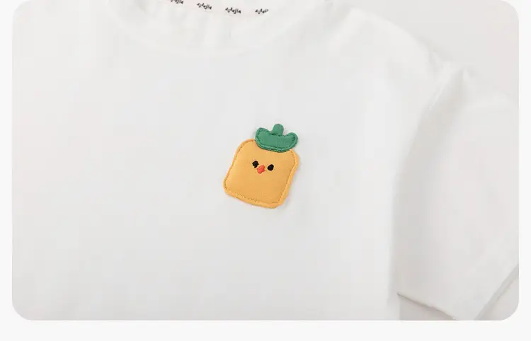 Dudui Kids T-shirt 7A Antibacterial Summer Wear — feature 29