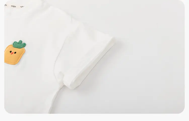 Dudui Kids T-shirt 7A Antibacterial Summer Wear — feature 30