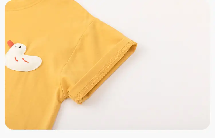Dudui Kids T-shirt 7A Antibacterial Summer Wear — feature 33