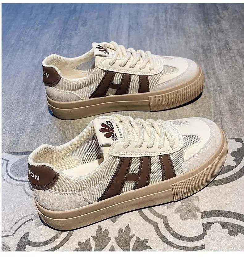 Women Thick Soled White Casual Sneakers 2025 — feature 13