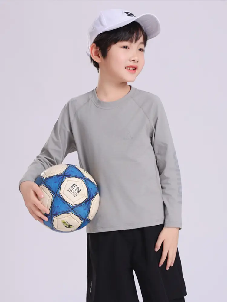 Boys Blue Long Sleeve Sweatshirt Comfort Base Layer - Image 9