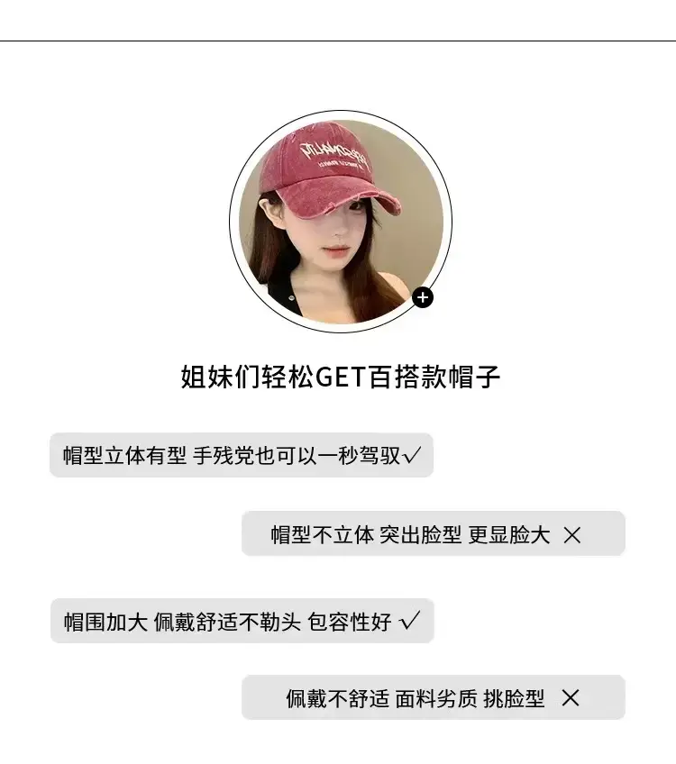 Personal Quality Letter Embroidered Baseball Cap for Men — feature 3