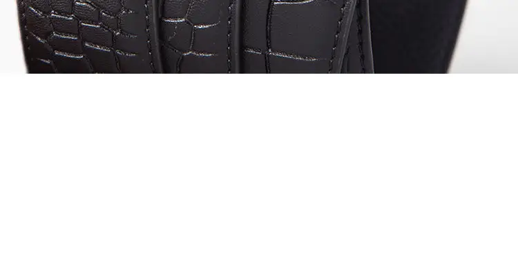 Men's Genuine Leather Fish Maw Belt Black — feature 13