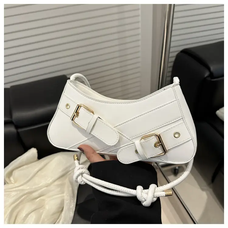 White Crossbody Bag for Women 2025 Elegant Shoulder Bag — feature 31