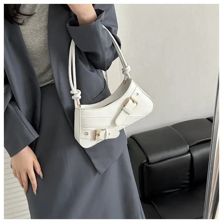 White Crossbody Bag for Women 2025 Elegant Shoulder Bag — feature 9