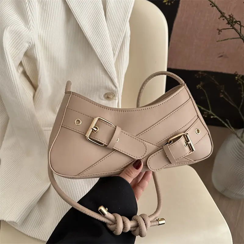 White Crossbody Bag for Women 2025 Elegant Shoulder Bag - Image 5