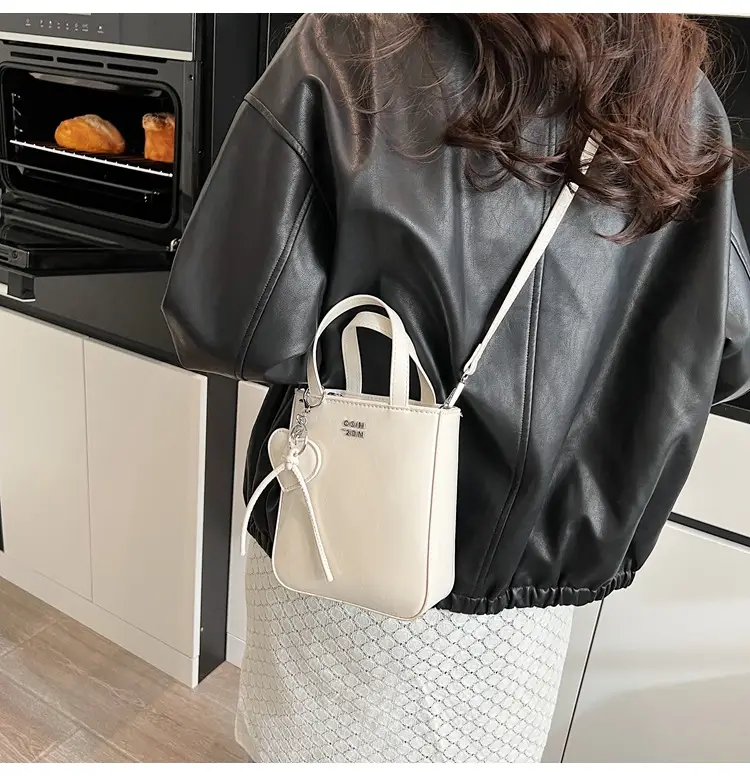 Trendy Crossbody Phone Bag for Girls Solid Brown — feature 12