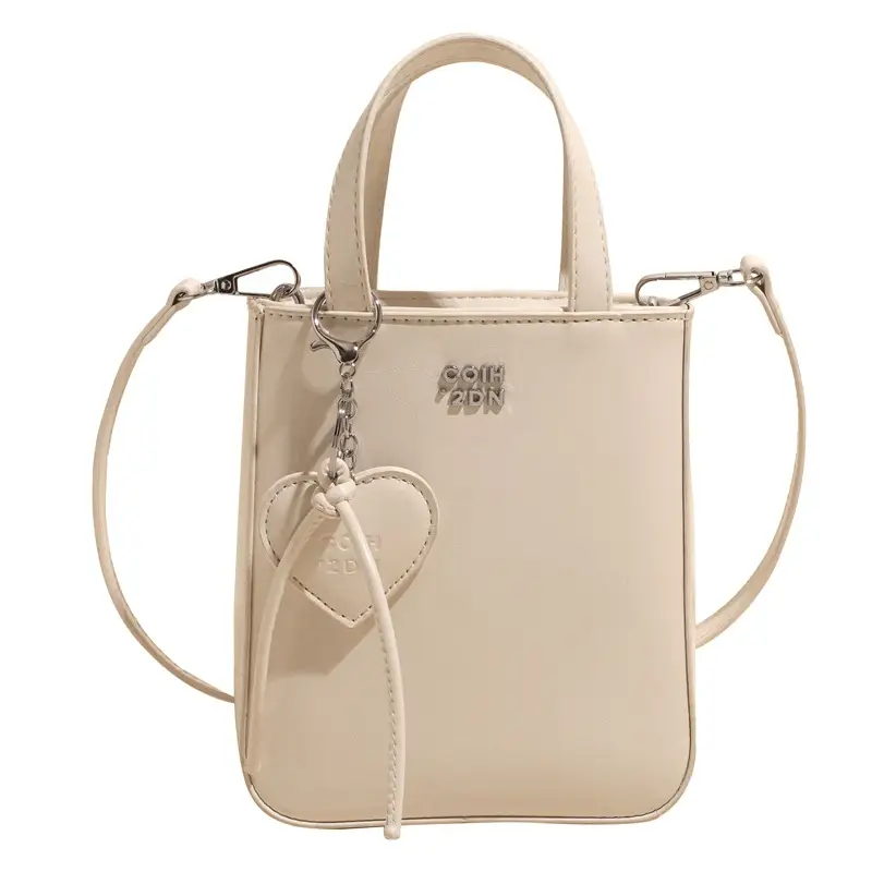 Trendy Crossbody Phone Bag for Girls Solid Brown