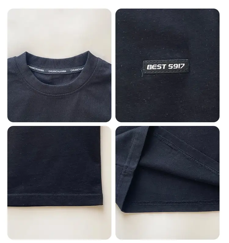 Children's White Long Sleeve Korean Style T-Shirt Boys Spring Autumn — feature 7