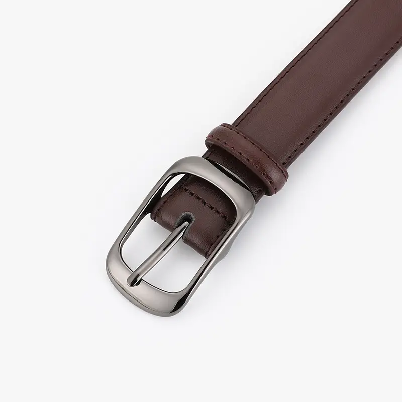Men Women White Leather Belt Casual Decorative - Image 8