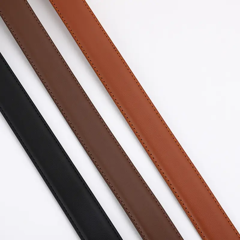 Men Women White Leather Belt Casual Decorative - Image 10