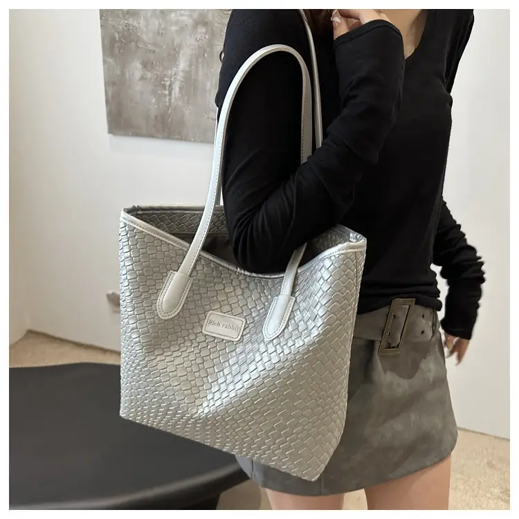 Pink Embossed Women's Tote Bag 2024 Summer — feature 11
