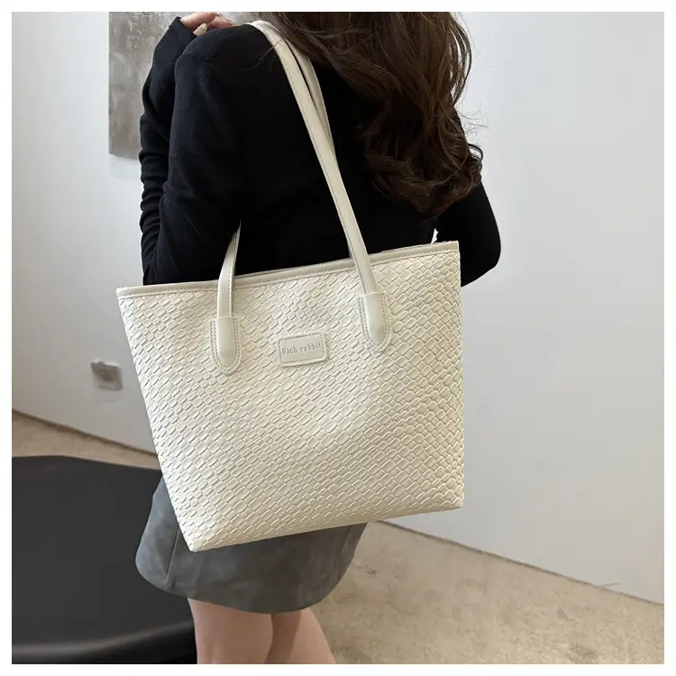 Pink Embossed Women's Tote Bag 2024 Summer — feature 14
