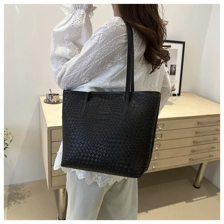 Pink Embossed Women's Tote Bag 2024 Summer — feature 19