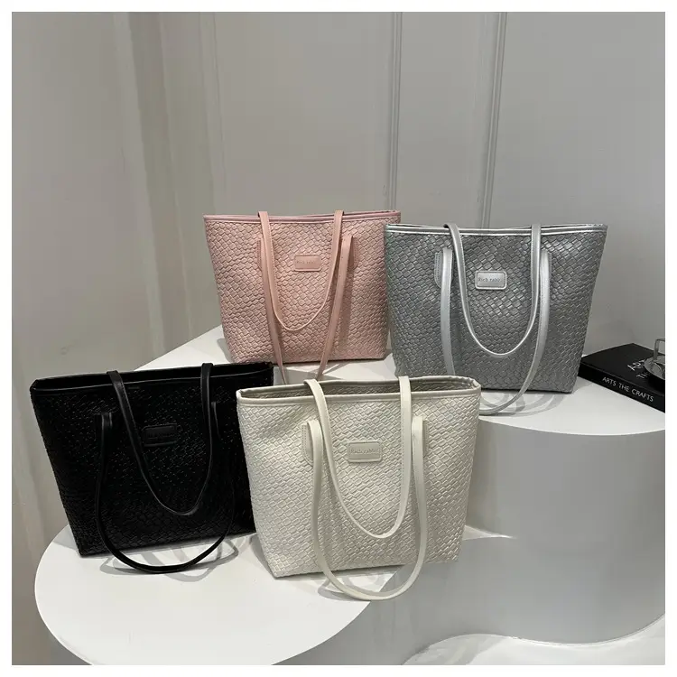Pink Embossed Women's Tote Bag 2024 Summer — feature 25