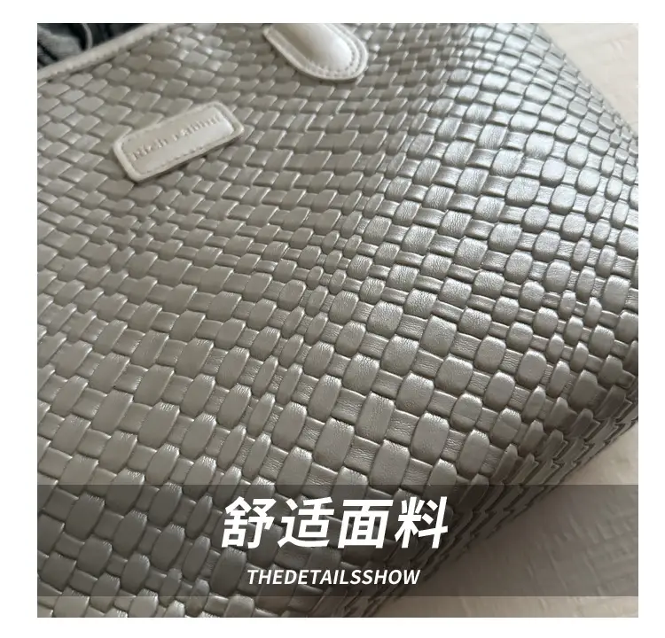 Pink Embossed Women's Tote Bag 2024 Summer — feature 5
