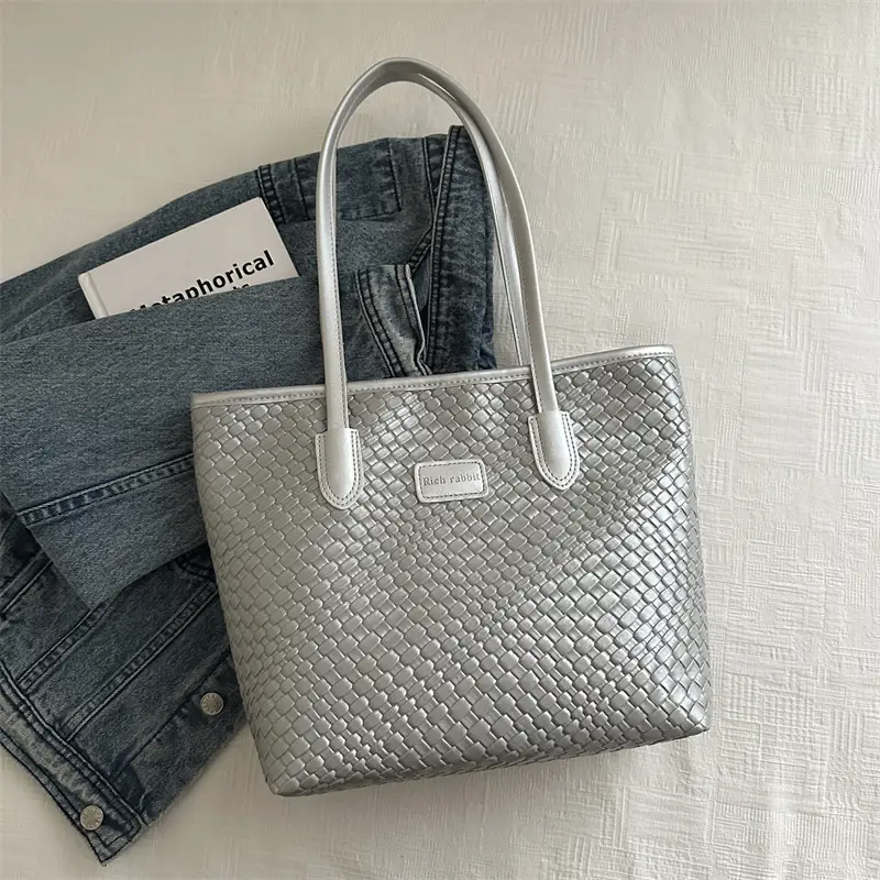 Pink Embossed Women's Tote Bag 2024 Summer - Image 3