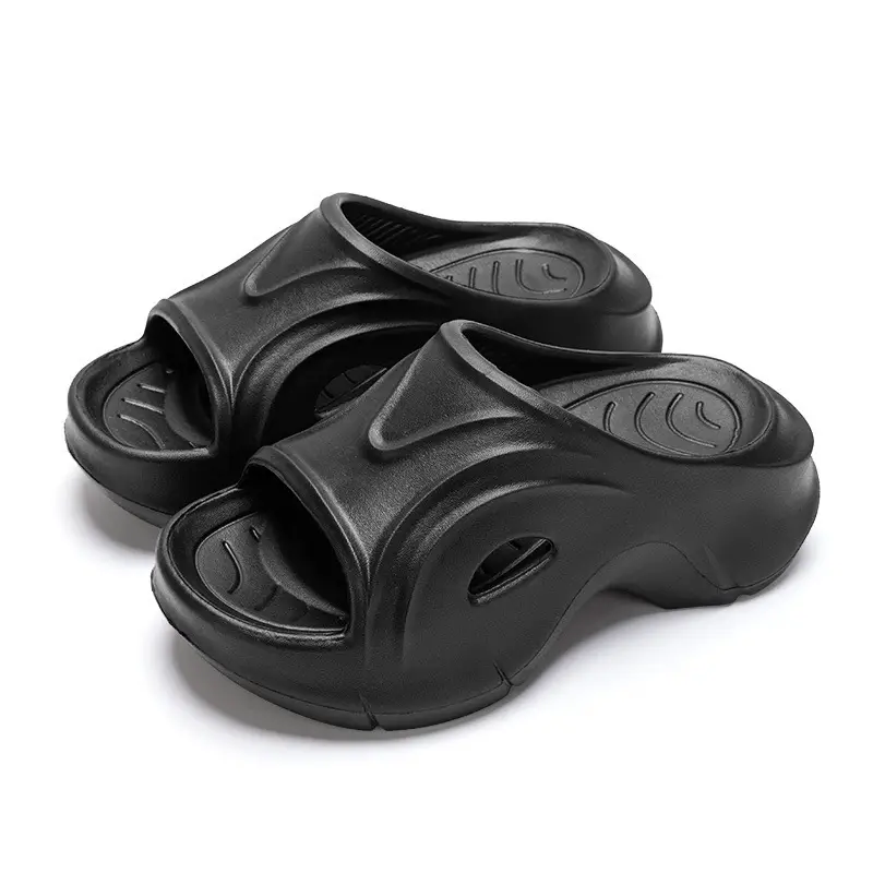 Women Squishy Heel Slippers Black 2025 - Image 6