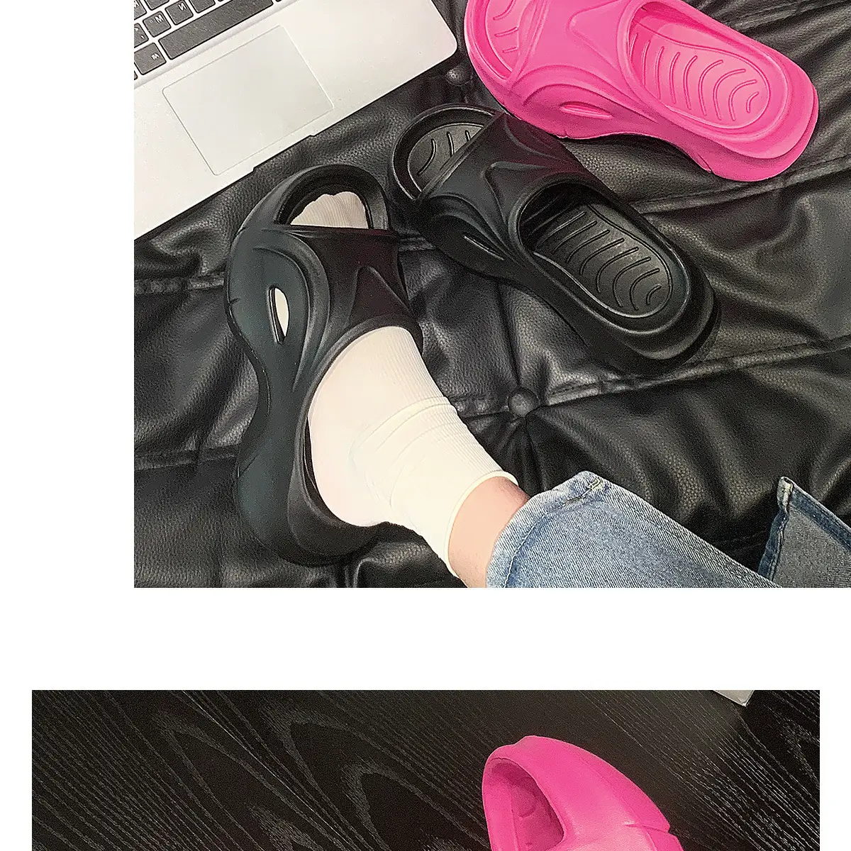 Women Squishy Heel Slippers Black 2025 — feature 16
