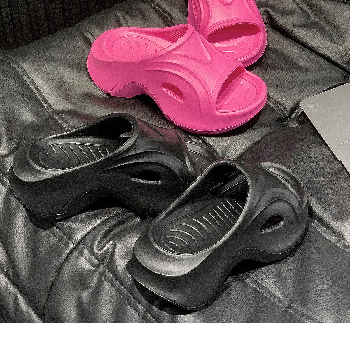 Women Squishy Heel Slippers Black 2025 — feature 21