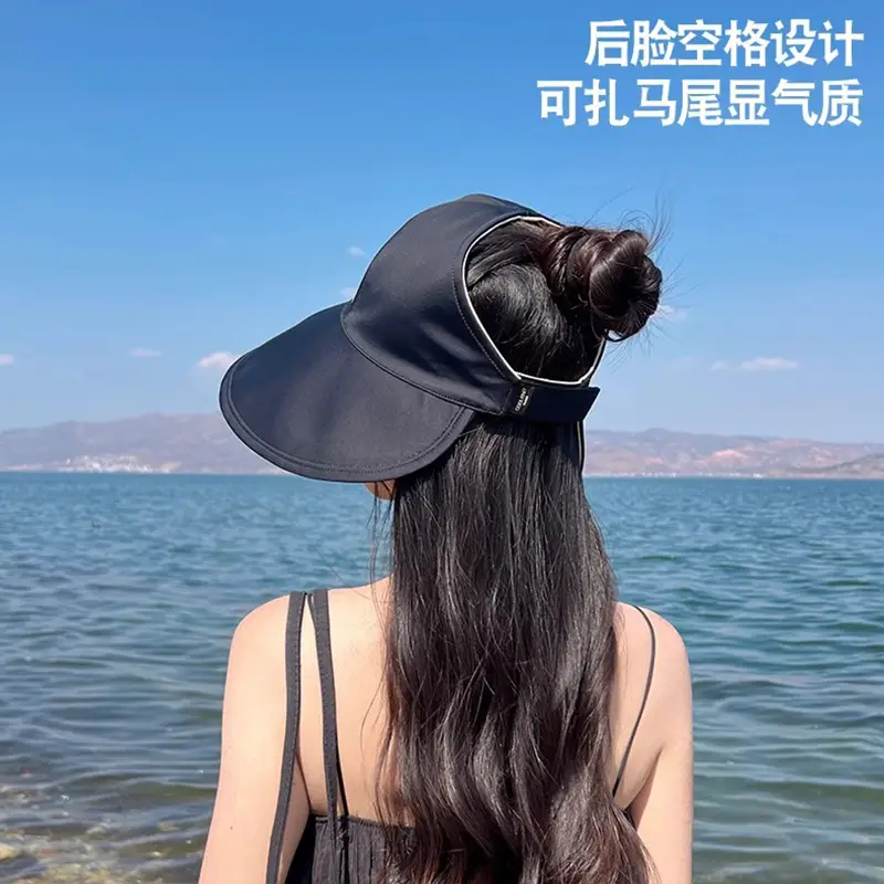Double-Sided Fisherman Hat Women Grey UV Cover - Image 8