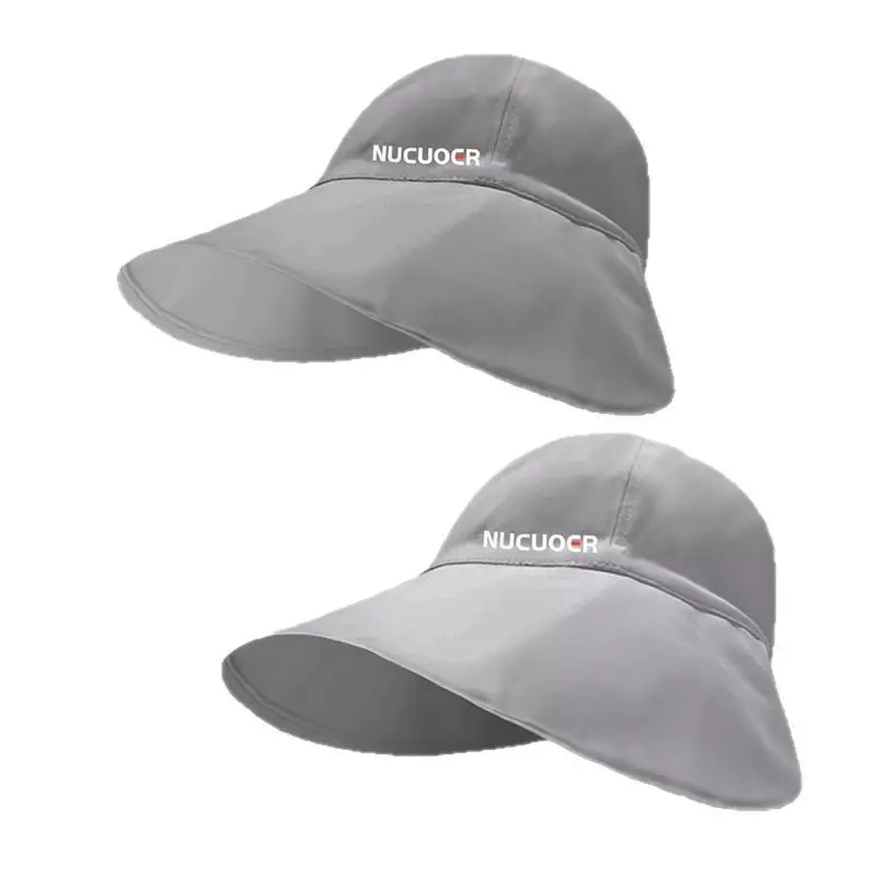 Double-Sided Fisherman Hat Women Grey UV Cover - Image 11