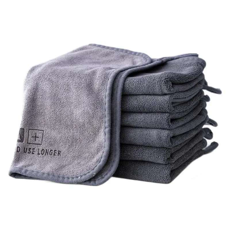 Thickened Kitchen Rags, Housekeeping Cleaning Towels, Special Water-Absorbent, Quick-Drying, Non-Shedding, Double-Sided Coral Velvet for Cleaning