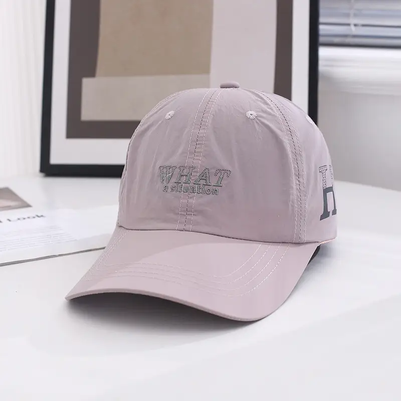 Women's Grey Waffle Knit Baseball Cap 2025 - Image 2