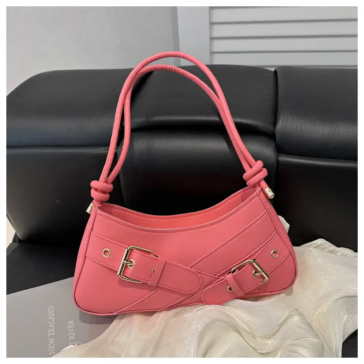 Pink Leather One Shoulder Bag for Women 2025 — feature 32