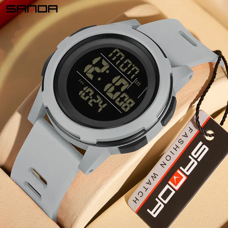 SANDA Yellow Digital Watch for Students Outdoor Use - Image 17