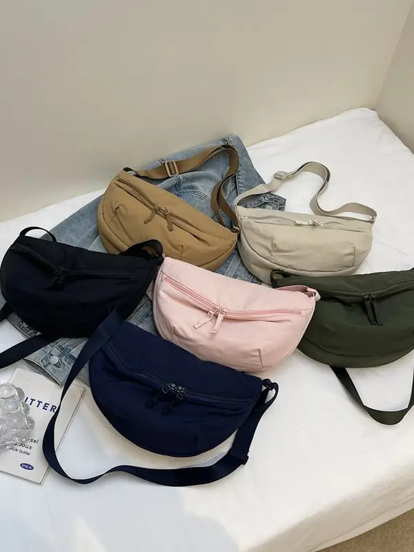 Women Tan Crossbody Bag 2025 Casual Fashion - Image 11