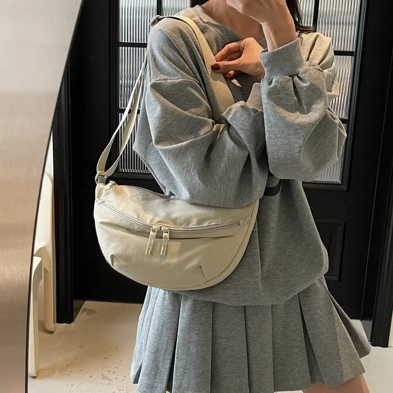 Women Tan Crossbody Bag 2025 Casual Fashion - Image 2