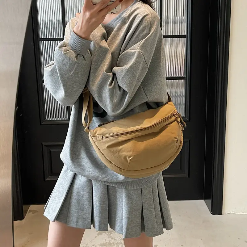 Women Tan Crossbody Bag 2025 Casual Fashion - Image 6