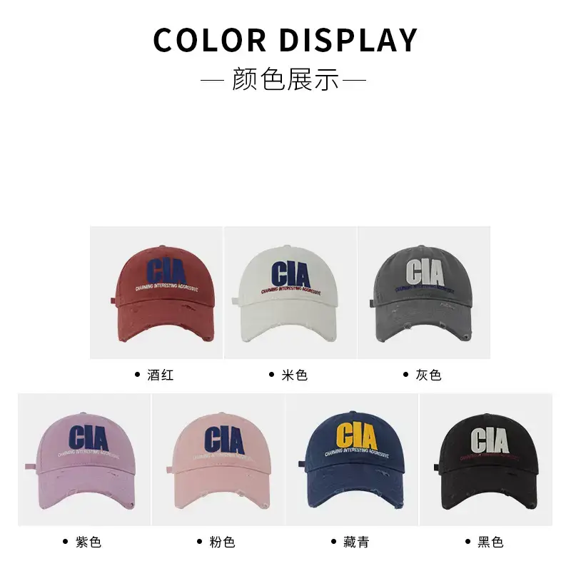 Men's Black CA Embroidered Baseball Cap - Image 10