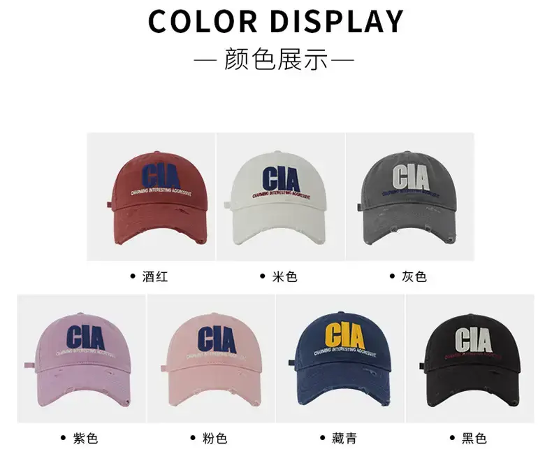 Men's Black CA Embroidered Baseball Cap — feature 19
